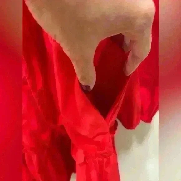 Day + Moon Small red mini dress - Picture 5 of 6